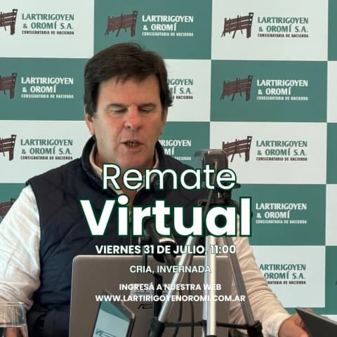 140° REMATE VIRTUAL - Invernada, Cria y Faena de Exportación